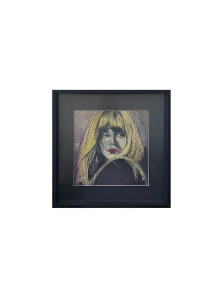 #: 12024060046<br>Subject: Portrait<br>Size: 52X52 cm<br>Frame: Framed<br>Medium: Oil Painting on Canvas<br>Year: 2017<br>For Sale